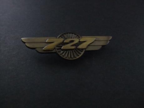 Boeing 727 Wing (Antiek - koperkleurig) logo